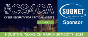 #CS4CA Cyber Security for Critical Assets 2024 USA
